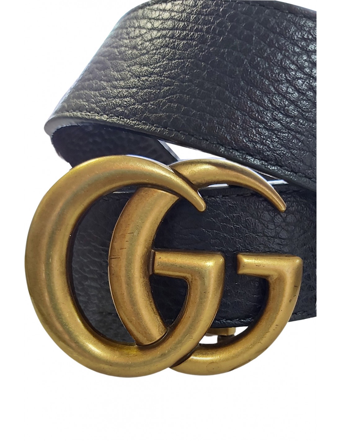 bolita golondrina entidad Cinturón GG reversible negro y café - Gucci