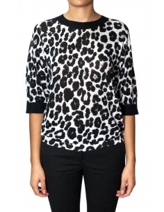 Sweater ligero leopardo...