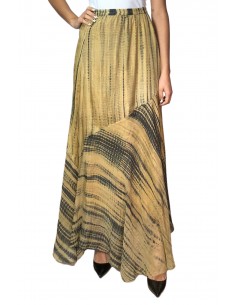 Falda larga batik