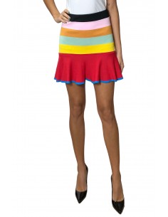 Mini falda tejido multicolor