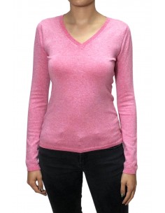 Sweater rosado jaspeado...